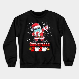 Christmas 2020 Toilet Paper Santa Claus Face Mask Quarantine Shirt Crewneck Sweatshirt